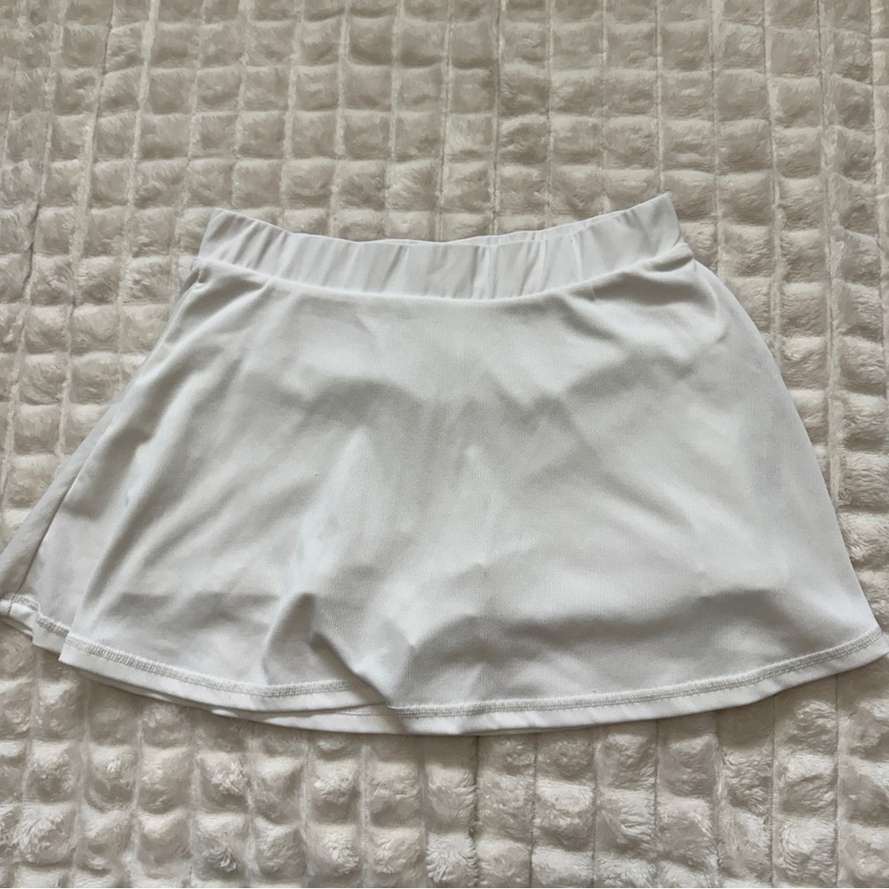 Varley Small White Skort Skirt ~ Lined Athletic Athleisure Tennis Pickleball